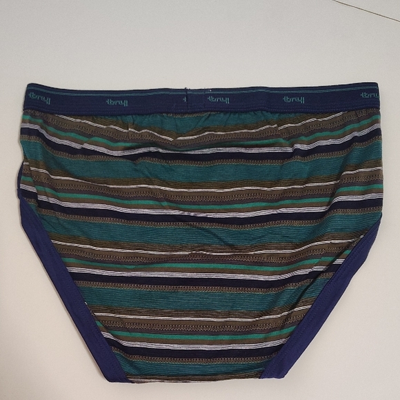 Vtg Rare Men's Multicolor Striped Briefs Sz Small - Picture 2 of 5